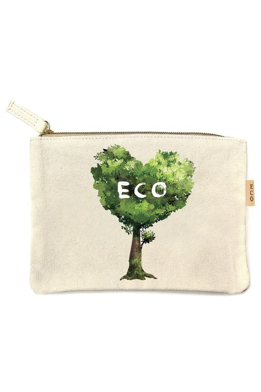 COTTON CANVAS ECO POUCH BAGS