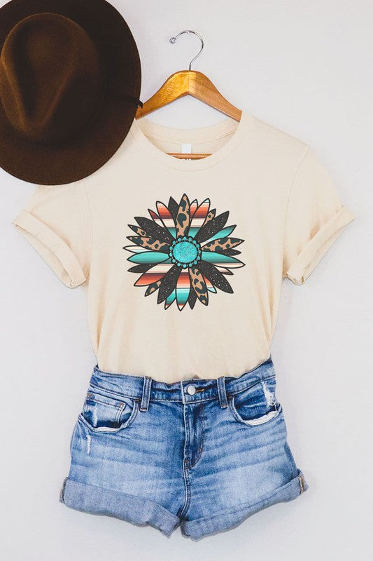 PLUS SIZE WESTERN BOHO TEE