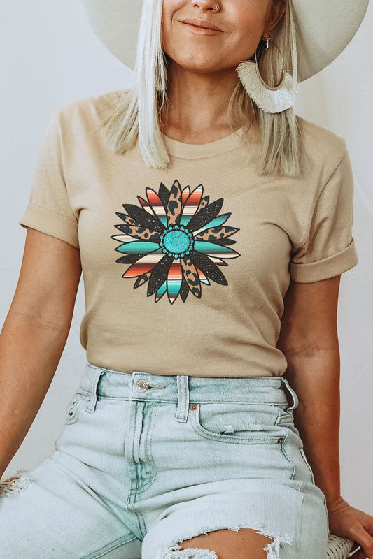 PLUS SIZE WESTERN BOHO TEE