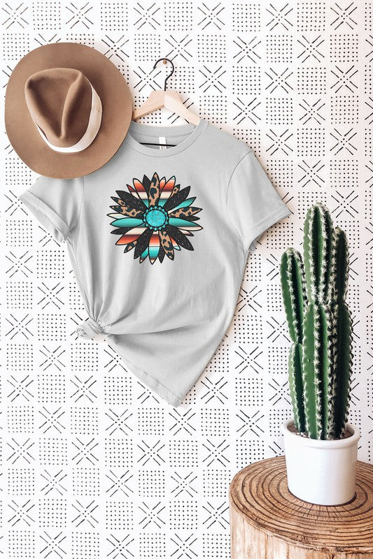 PLUS SIZE WESTERN BOHO TEE