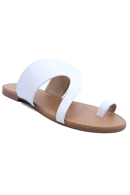 TOE RING SLIDE SANDAL