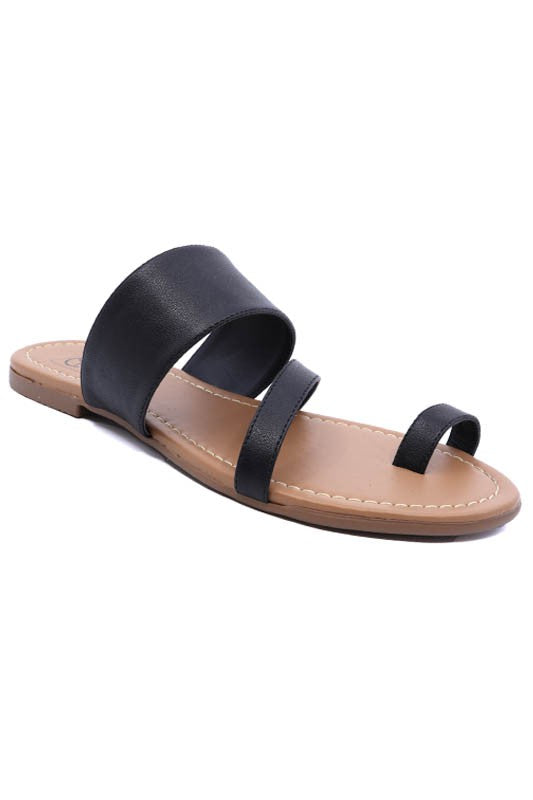 TOE RING SLIDE SANDAL