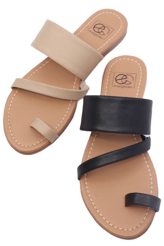 TOE RING SLIDE SANDAL