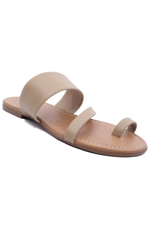 TOE RING SLIDE SANDAL