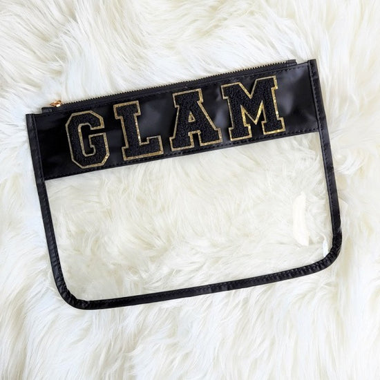 VARSITY LETTERS WITH CLEAR POUCH