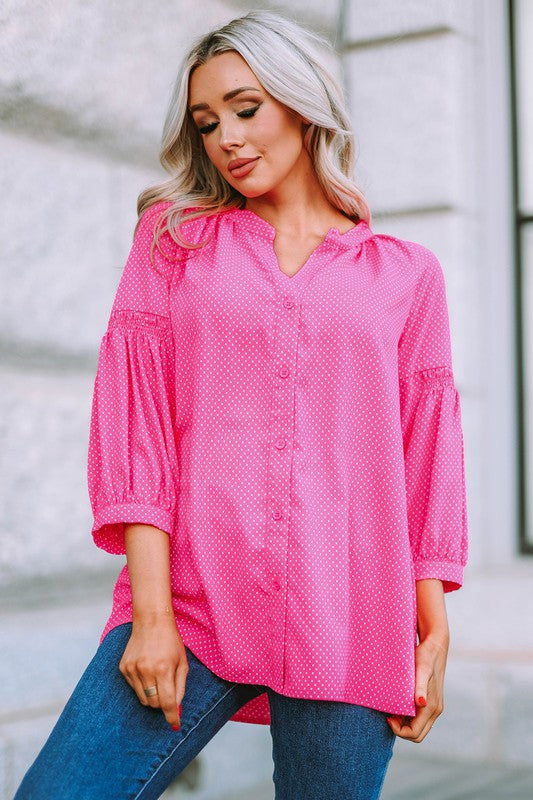 PINK BOHO TOP