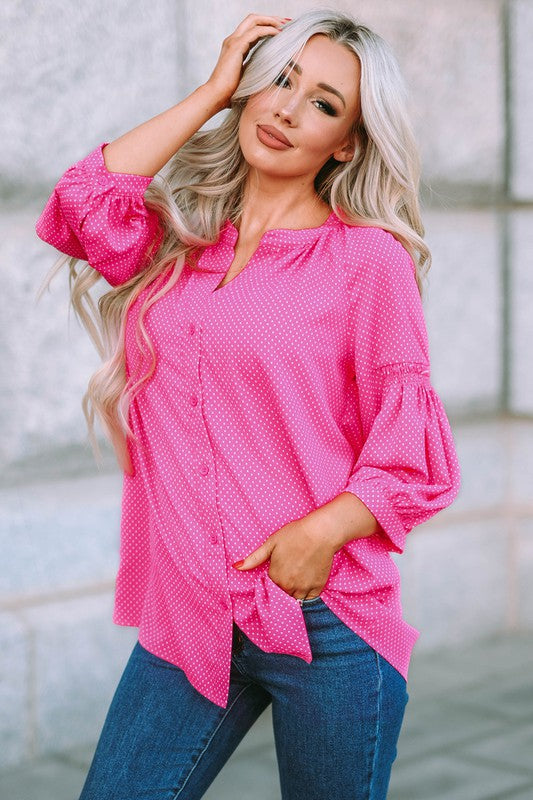 PINK BOHO TOP