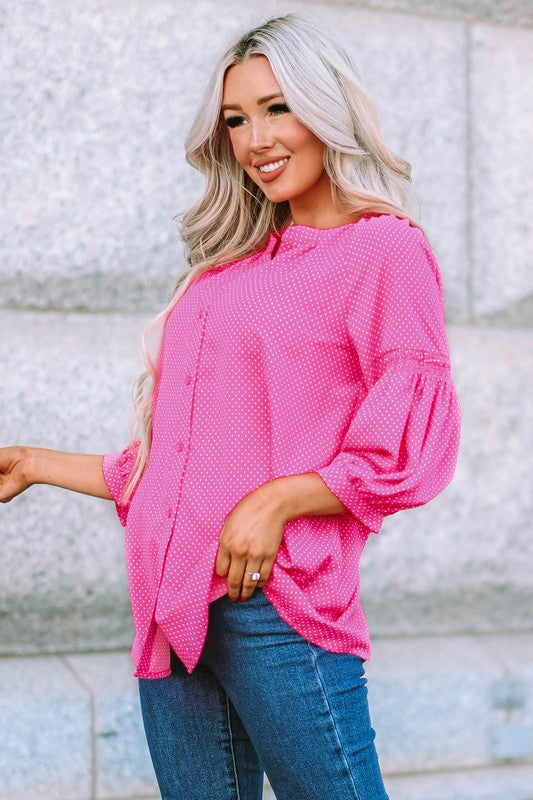 PINK BOHO TOP