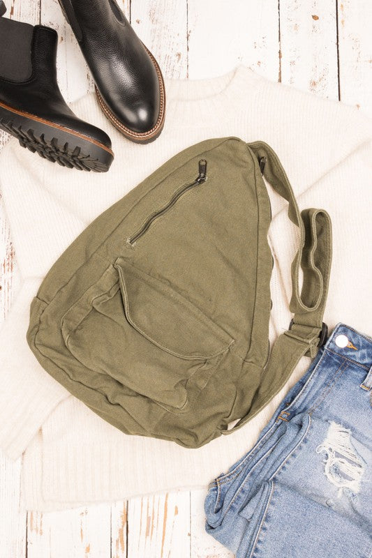 OVERSIZED CANVAS SLING