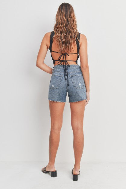 HAILEY DISTRESSED SHORTS