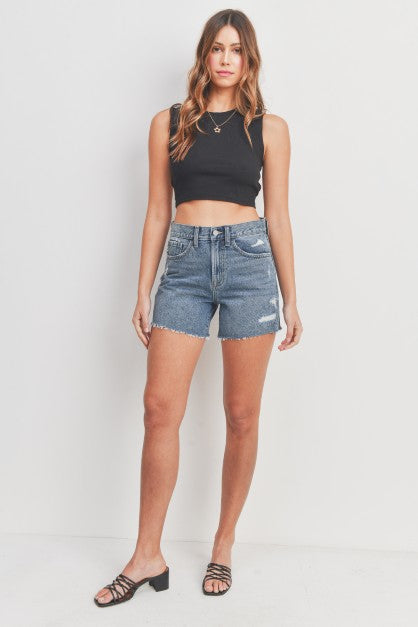 HAILEY DISTRESSED SHORTS