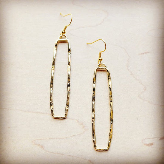 RECTANGLE DANGLE EARRINGS