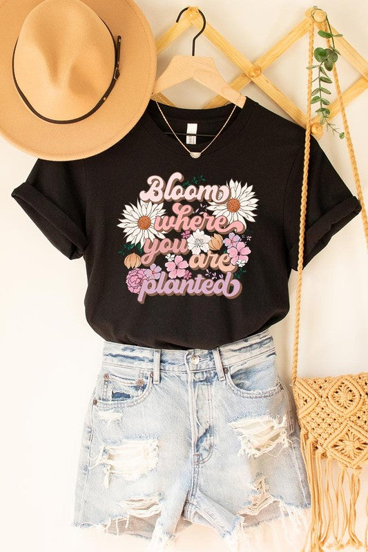 PLUS SIZE BLOOM TEE