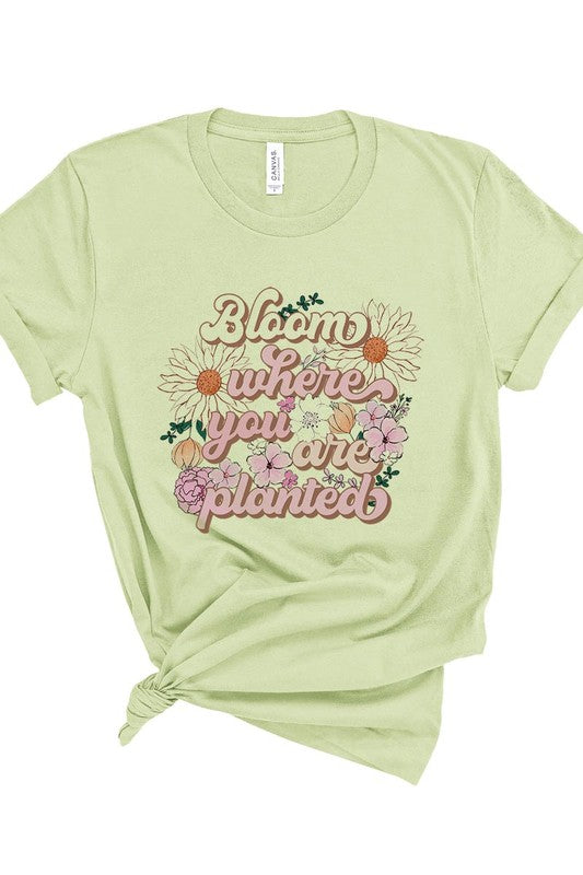 PLUS SIZE BLOOM TEE