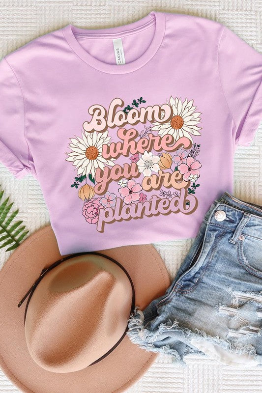 PLUS SIZE BLOOM TEE