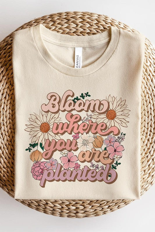 PLUS SIZE BLOOM TEE