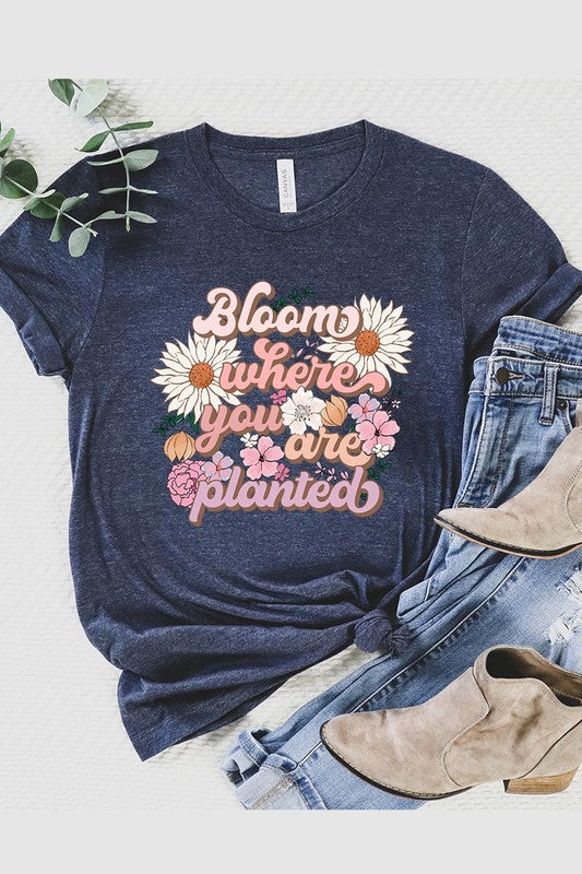 PLUS SIZE BLOOM TEE