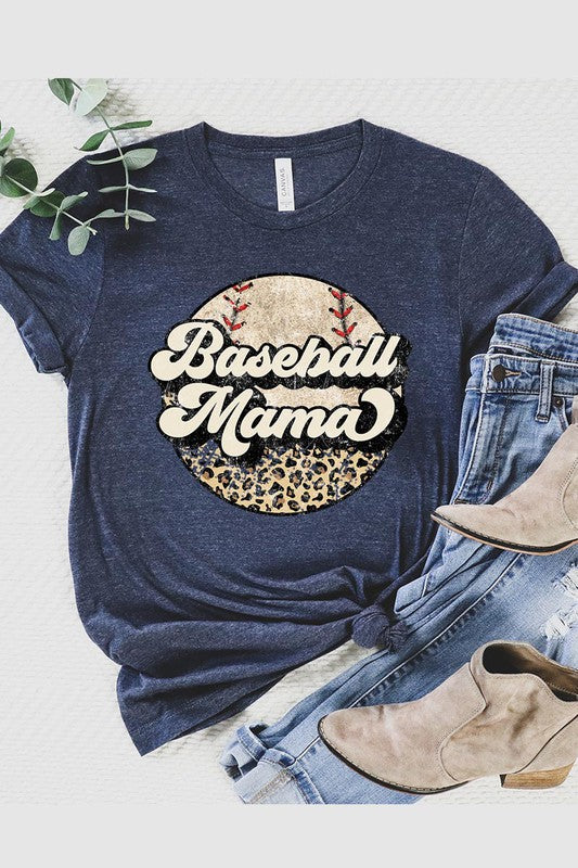 BASEBALL MAMA TEE