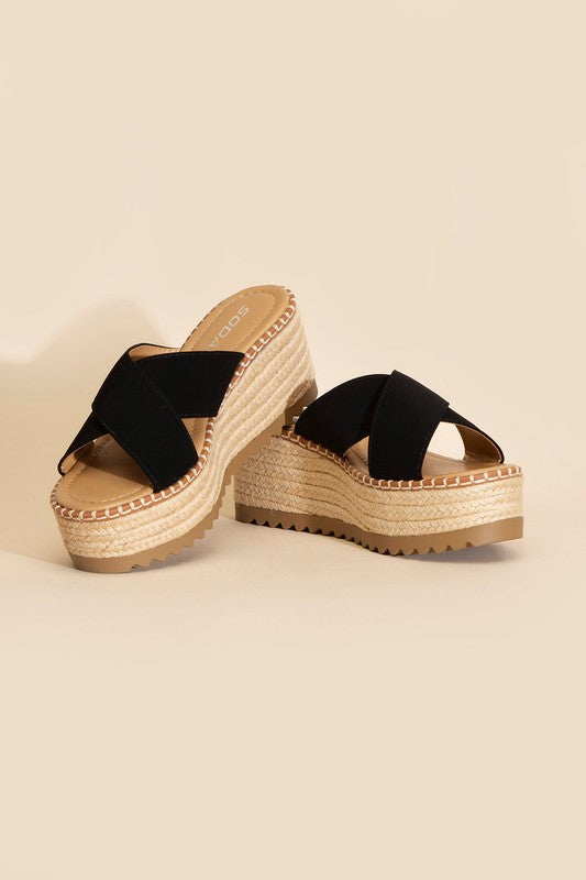 RAFFIA PLATFORM SLIDES