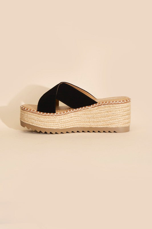 RAFFIA PLATFORM SLIDES