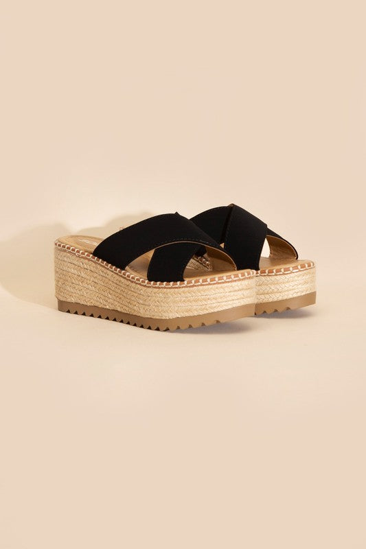 RAFFIA PLATFORM SLIDES