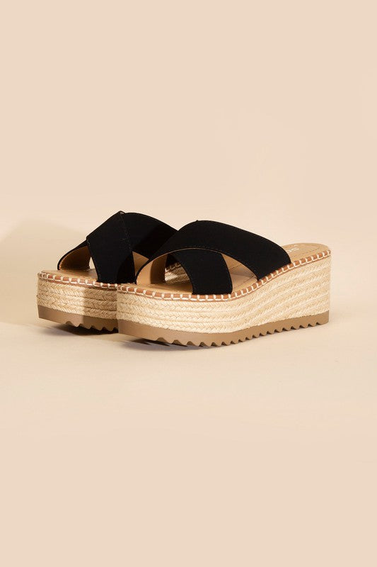 RAFFIA PLATFORM SLIDES