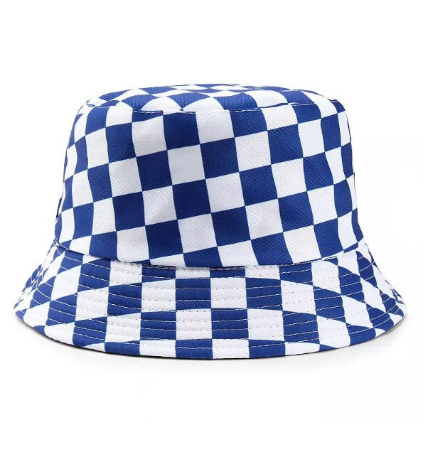 CHECKER BUCKET HAT