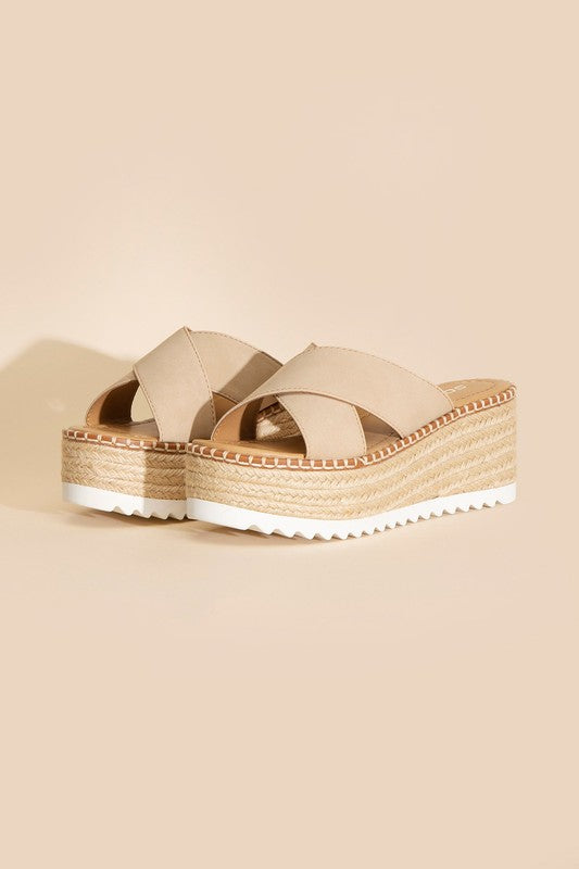 RAFFIA PLATFORM SLIDES